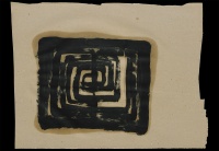 2 of 12 paintings from the series 'Labyrinths'