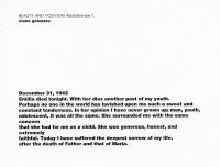 Advertisements and recitation texts to be used in the exhibition 'Beauty and Volition'. Presented to several galleries in 1994 & 1995, but never realised.