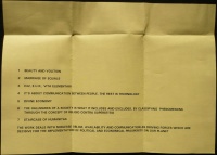 Information Curve handout and mailing menu
