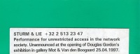 performance card Mot & van den Boogaard gallery