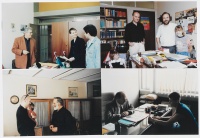Jadran Sturm and Åsa Lie in Athens meetings discussing Panagia Gorgoepikoos