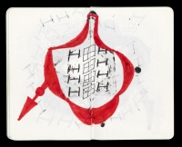 Drawing from Passport 2 made in Cairo, Egypt 2009