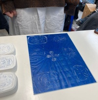 Work by Aude Vanneste, LUCA Gent. Inspired by Panagia Gorgoepikoos